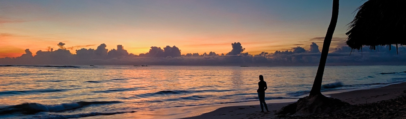 Enjoy beautiful island sunrises