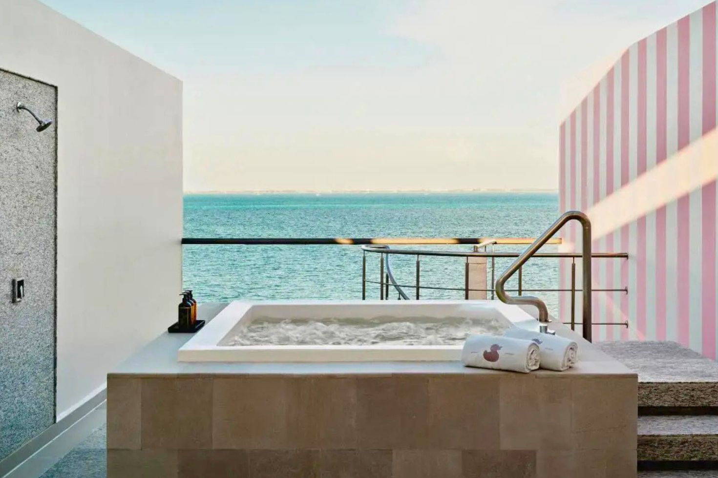 Main image for the offer: Elevate Your Mexico Escape with a Two-Storey Rooftop Jacuzzi Suite Upgrade & SLS Elite Perks.