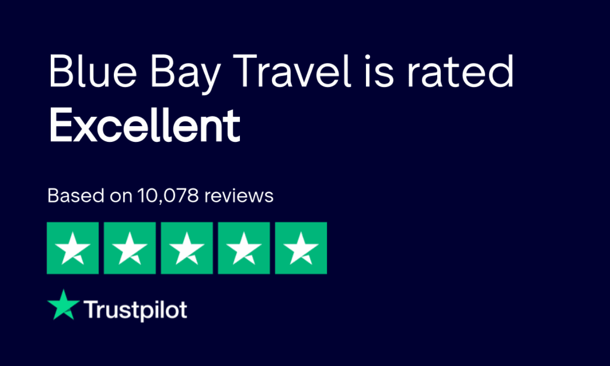 Blue Bay Travel is Rated Excellent on Trustpilot
